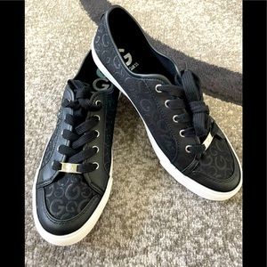 Guess Sneakers Black Rhinestone Shoes
